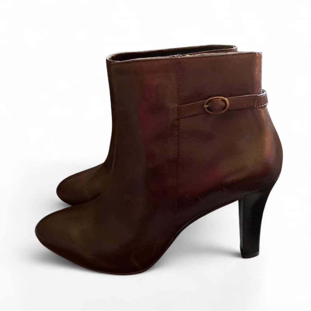 Brooks Brothers Leather Ankle Boots size 9.5 classic